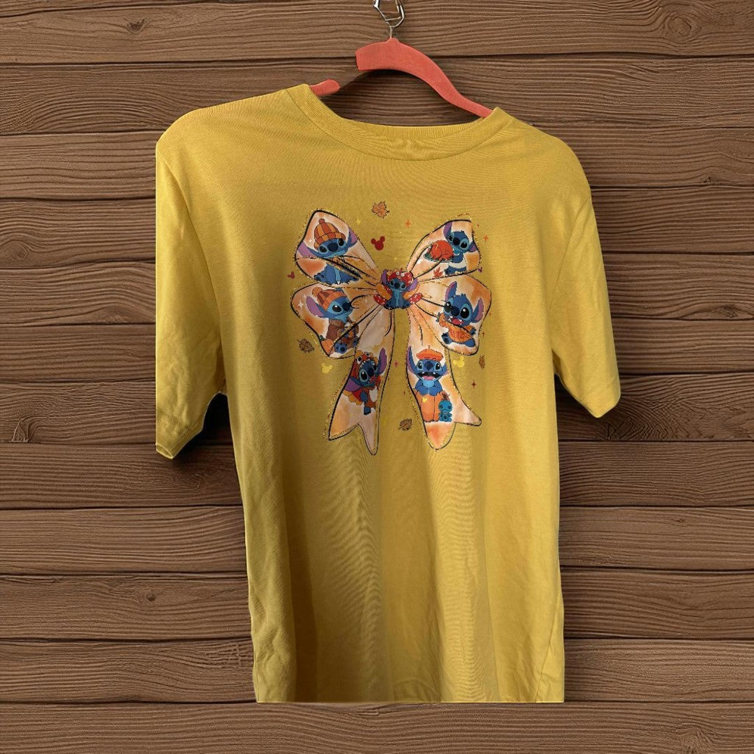 short sleeve tee shirt stitch and turkey